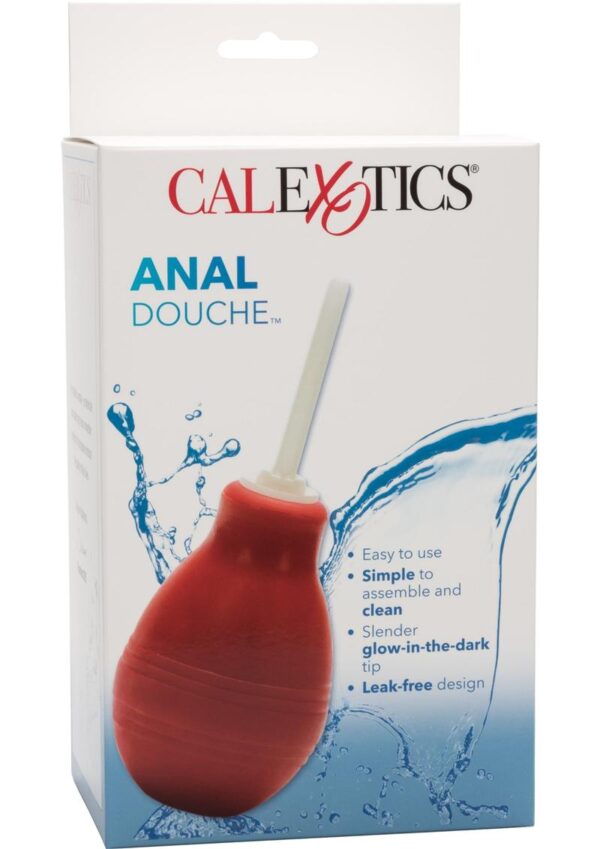 Anal Douche Glow in The Dark Tip - Red And Clear - Image 2