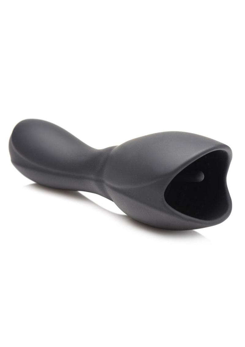 Explore sensational ecstasy vibrating through your shaft like you`ve never felt before! This is more than a penis head vibrator; it sends powerful vibrations down a silicone