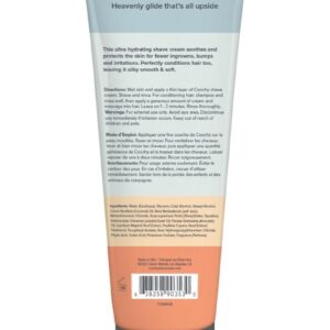 Heavenly glide that`s all upside. This ultra hydrating shave cream soothes and protects the skin for fewer ingrowns
