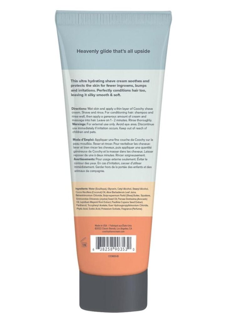 Heavenly glide that`s all upside. This ultra hydrating shave cream soothes and protects the skin for fewer ingrowns