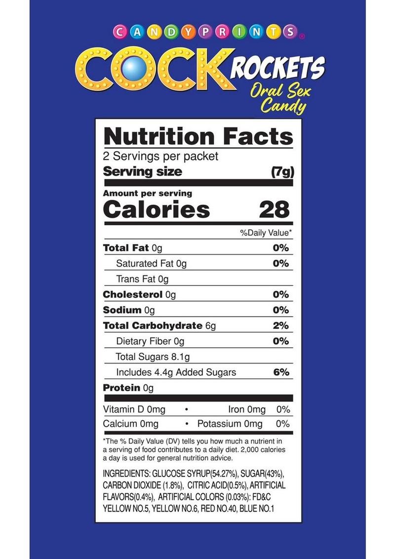 Cock Rockets Oral Sex Candy was created with then intent of bringing fun