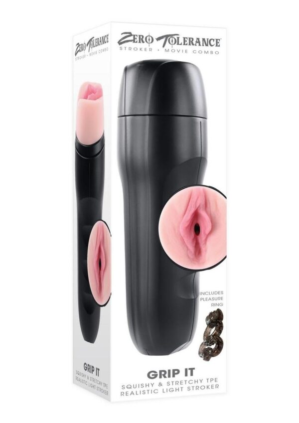 then enhance your experience with the squeezable canister that just might put you over the edge! Try the included vibrating C-ring to keep blood flow at its maximum potential - and watch the free movie download for erotic inspiration. Removeable sleeve for cleaning