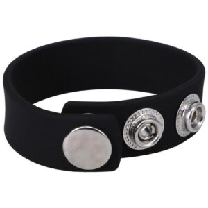 The Silicone 3 Snap cock ring is made-to-wear! With three snap options