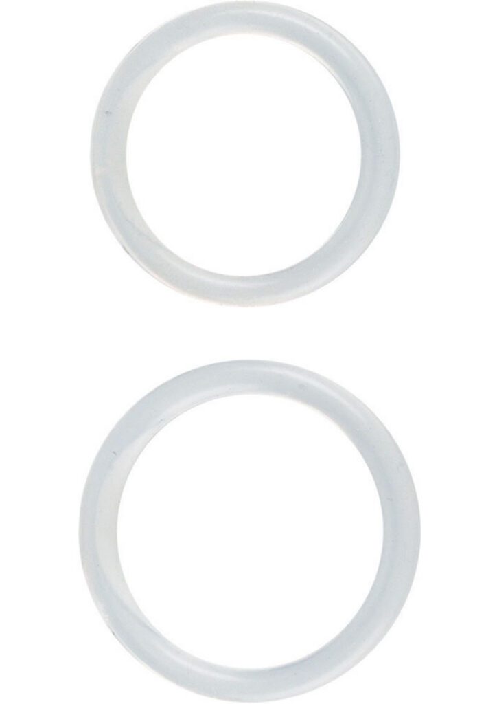 100% pure silicone large and x-large multi-functional and ultra-stretchy rings.