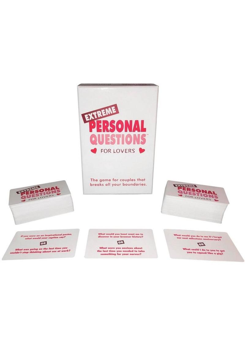 The incredibly popular party game now for couples to play on date nights. What you learn about your lover will intrigue you. You and your lover take turns selecting cards and reviewing them. Each card has two questions