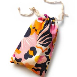 This adorable storage bag is the perfect size and lint-free! The soft