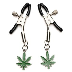 Add these Mary Jane themed nipple clamps to your ensemble and accessorize according to your favorite plant! With these delicate
