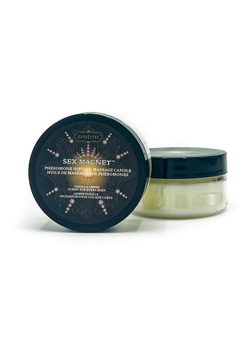 amber vanilla scent. Light and let a warm pool of oil melt before pouring on or simply use as a body balm. Paraffin free. TSA approved travel size. Proudly made in the USA.