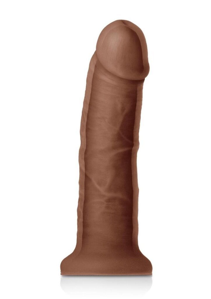 Realistic molded dong cast in superior grade silicone. Satin texture provides a more satisfying sensation. Available in assorted colors and sizes.andnbsp; Compatible with all lubricants including silicone lubricant.  Insertible inches - 7.68