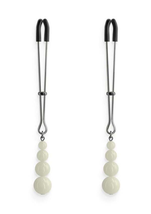 Bound Adjustable Nipple Clamps are for erotic and stimulating sensations. Made from nickel-free metal