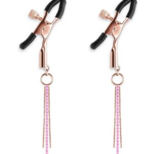 Bound Adjustable Nipple Clamps are for erotic and stimulating sensations. Made from nickel-free metal