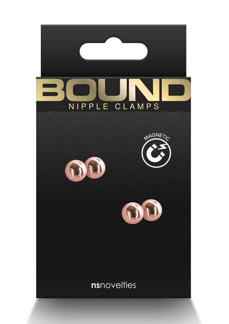 Bound`s clamps feature silicone tips for a better comfort and fit. The balls are magnetized.