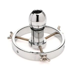 Train your booty to take larger and wider penetration with this Stainless Steel Anal Explorer! This expanding toy has a plug that dilates from 1.6 inches to 3.8 inches in diameter! Enjoy how the cold