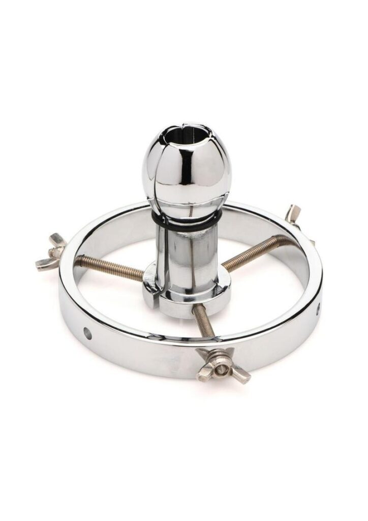 Train your booty to take larger and wider penetration with this Stainless Steel Anal Explorer! This expanding toy has a plug that dilates from 1.6 inches to 3.8 inches in diameter! Enjoy how the cold