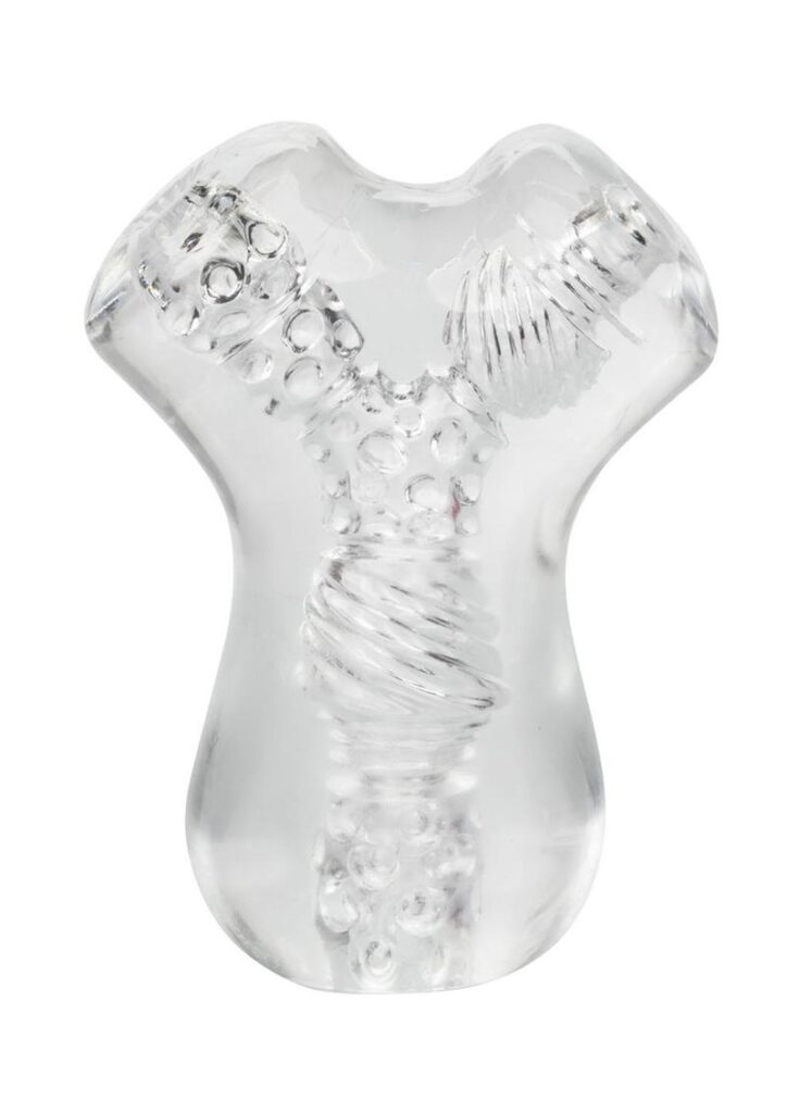 Experience unparalleled pleasure with the Cycloneandtrade; Dual Chamber Stroker. This premium masturbator is designed to take your pleasure to the next level with its innovative features and exceptional design. The easy-grip design of the stroker ensures a comfortable and secure hold