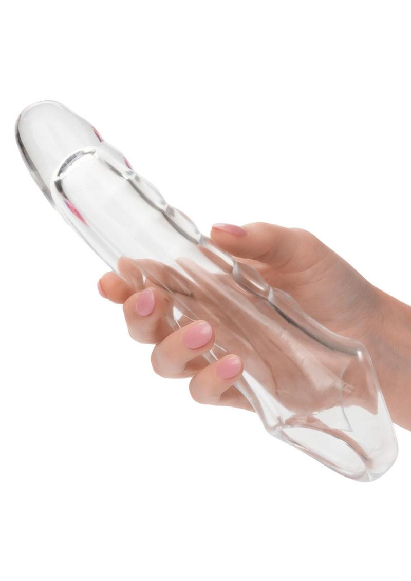 ensuring a deeply satisfying experience for you and your partner. Crafted with a stretchy and comfortable transparent design