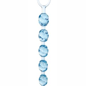 Swirl Pleasure Beads Blue are 6 graduated