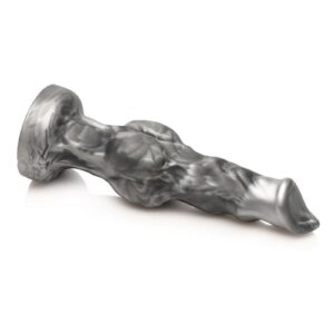 This silver and smoky black rod is iridescent and shines in the dim moonlight! The Night Prowler dong is from a beastly wolfdog that can smell your desire from miles away! The tapered tip makes it easy to . The veiny shaft is firm yet flexible