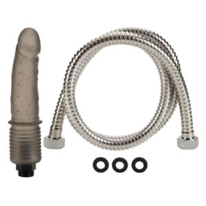 6 1/2 removable perforated soft jelly dong comes with a non-tarnishing