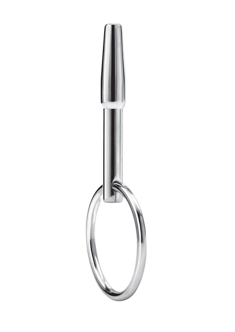 tapered plug allows for easy ion into the urethra