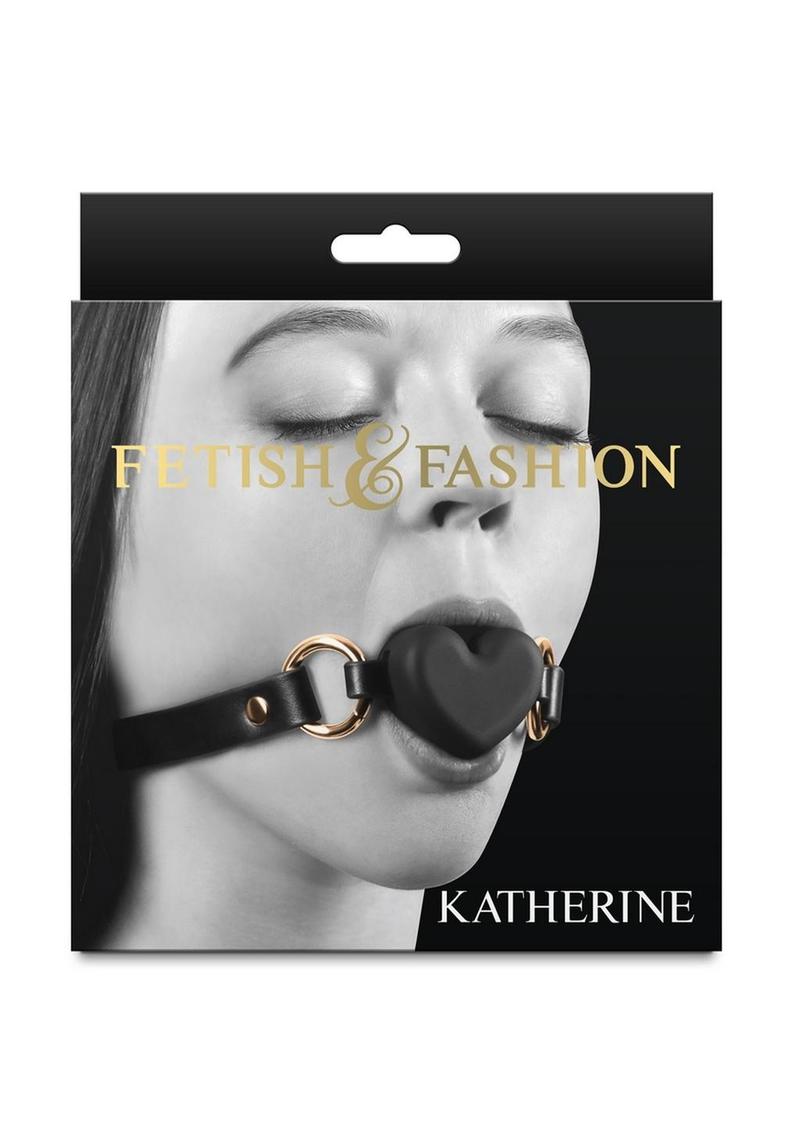 Fetish and Fashion Katherine Silicone Ball Gag - Black - Image 2