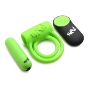 Add a little more sensation for both you and your partner to enjoy when you wear a vibrating cock ring! This stretchy