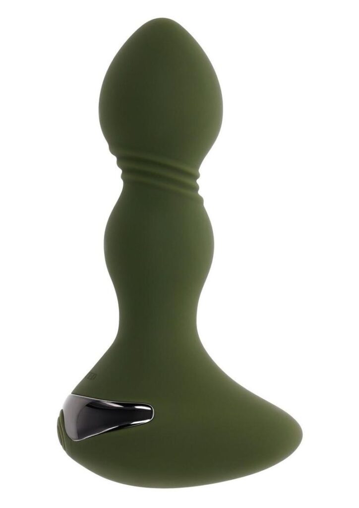 Grab hold of the egg-shaped base of this vibrating plug and relax into the pleasure of an easy-entry tapered tip that leads to a bulbous head