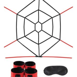 Intensify your bedroom escapades with the Webbed Up Bedspreader Restraint System from Lux Fetish that is perfect for experiencing stimulation in new positions while bound. Crafted from durable webbing material