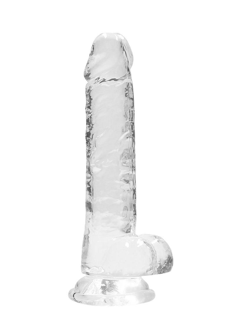 This REALROCK CRYSTAL CLEAR model has been designed with realistic balls for an enhanced lifelike experience. All come with a sturdy suction cup so you can stick it to practically any smooth surface. All REALROCK CRYSTAL CLEAR are phthalate-free