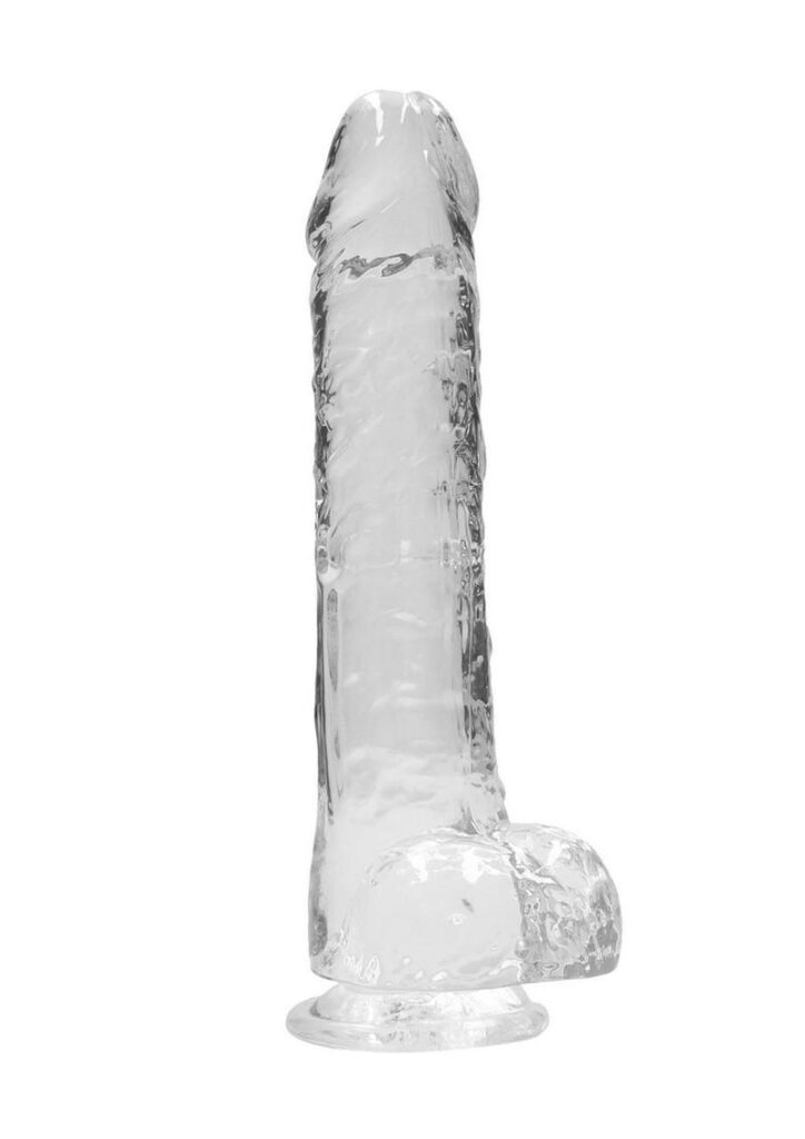 This REALROCK CRYSTAL CLEAR model has been designed with realistic balls for an enhanced lifelike experience. All come with a sturdy suction cup so you can stick it to practically any smooth surface. All REALROCK CRYSTAL CLEAR are phthalate-free