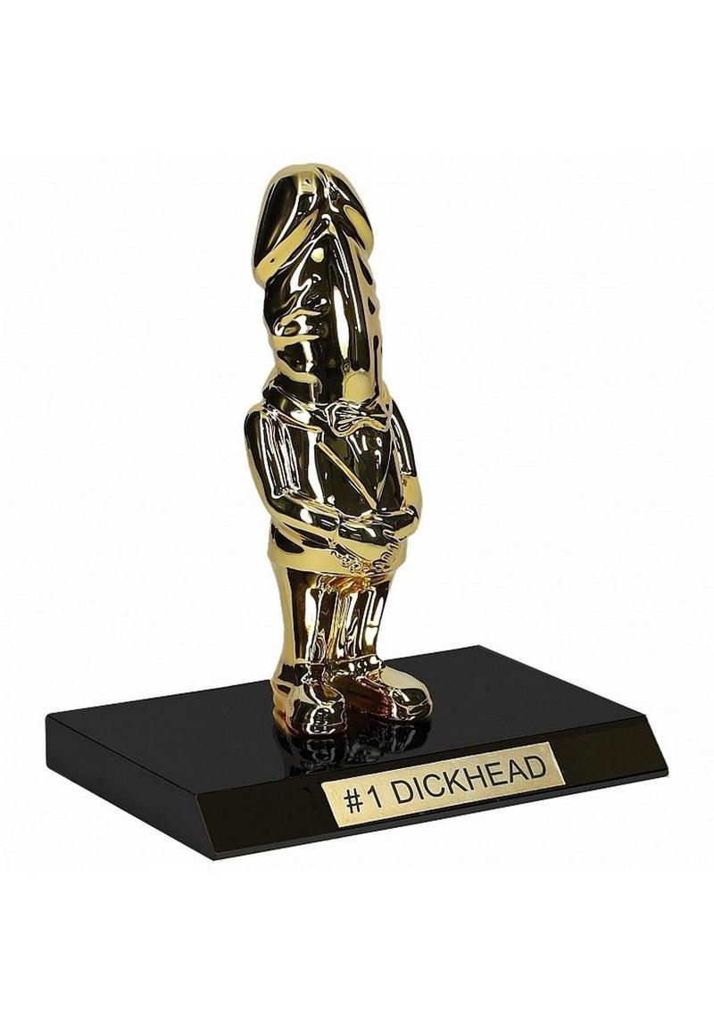 Celebrate the biggest Dickhead in your life with this fun Number 1 Dickhead trophy.
