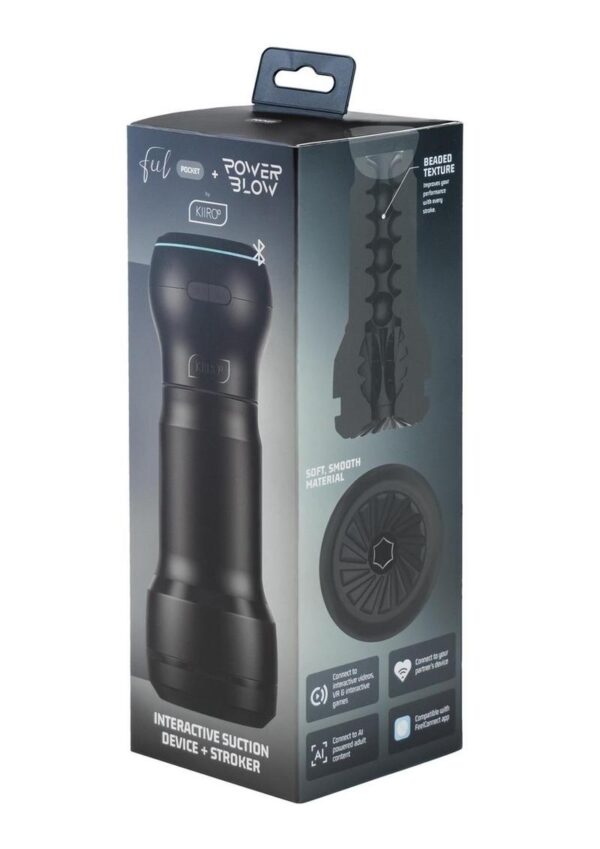 non-anatomical Feel Pocket Stroker with the powerful PowerBlow suction device for an intensely satisfying experience.The Feel Pocket Stroker