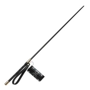 this cane offers an electrifyingly sharp sensation due to its flexible