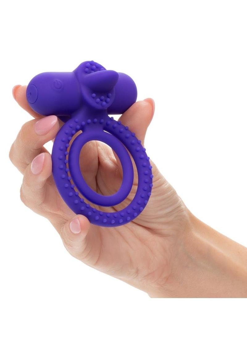 this innovative ring ensures both partners enjoy heightened sensations and deeper connections. The Silicone Rechargeable Dual Climaxer offers 12 intense functions of vibration