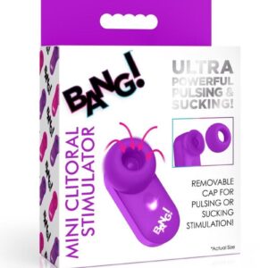 ABS Plastic Color: Purple Key Features:  Premium silicone Rechargeable 5 speeds of stimulation Silicone attachment is removable for pulsing or sucking stimulation Waterproof Phthalate-free