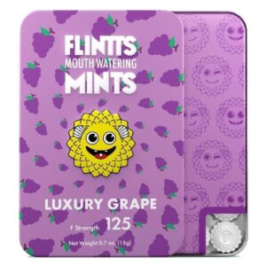 juicy and slightly tart. Easygoing sparkle and delicate mouthwatering effect. Traditionally given as gifts - even to oneself. Flintts Mints are quick-dissolving mints that make your mouth water in order to combat Dry Mouth. Also quite useful when preparing for oral fun! Saliva includes minerals that keep your teeth hard as well as digestive enzymes that clean the surface of your mouth. Over time