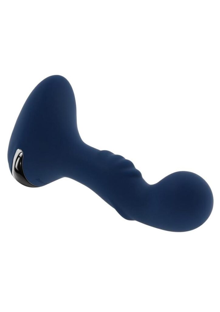 Blue Oasis Experience exhilarating pleasure with this vibrating silicone plug thatandrsquo;s angled perfectly to stimulate hard-to-reach interior erogenous zones. The flexible textured shaft moves with your body and finishes with an egg-shaped ergonomic grip handle that doubles as a safety base. Specs:10 vibrating speeds andamp; patternsMade from phthalate andamp; latex-free silicone andamp; ABSUSB rechargeable