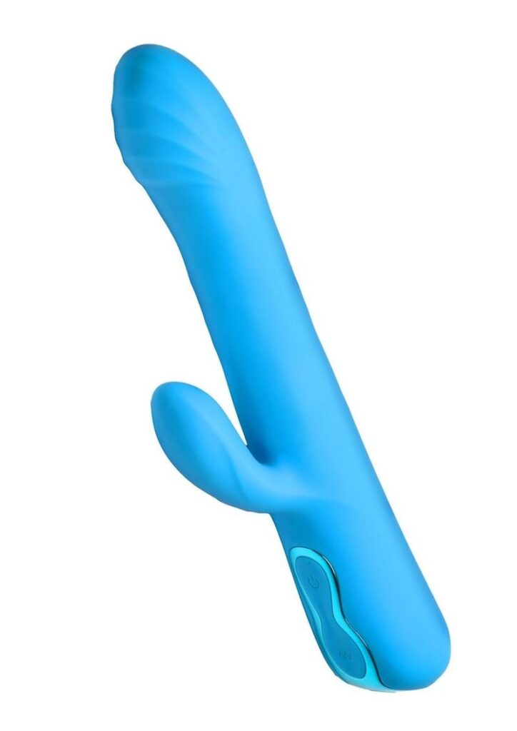 Indulge in heightened sensations with our Rotating Beaded Silicone Rabbit Vibrator