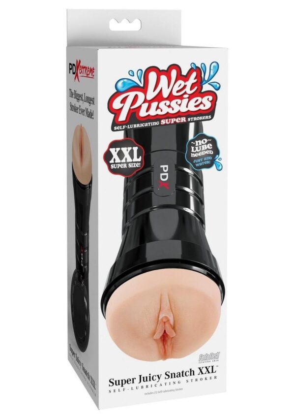 longest stroker ever made! Youandrsquo;re about to experience an unforgettable stroking session when you stick your dick deep inside the Wet Pussies Super Stroker XXL. Itandrsquo;s self-lubricating