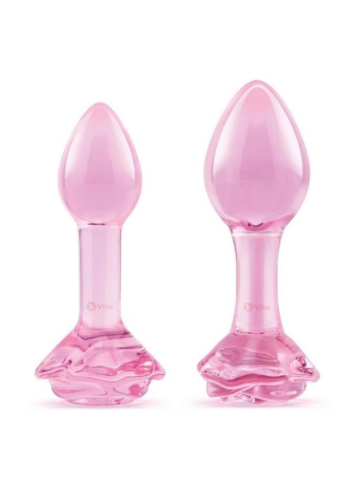 Romance your booty with the b-Vibe Pink Roses Training Set