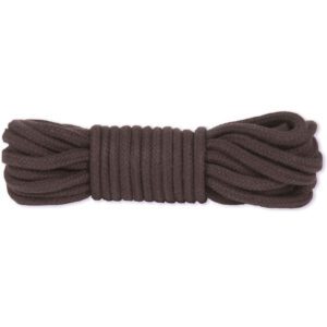 Play rough to your hearts content with a full 32 feet (10 meters) of soft cotton bondage rope that won`t rub or chafe the skin. The super long length gives you lots of freedom to do what you will