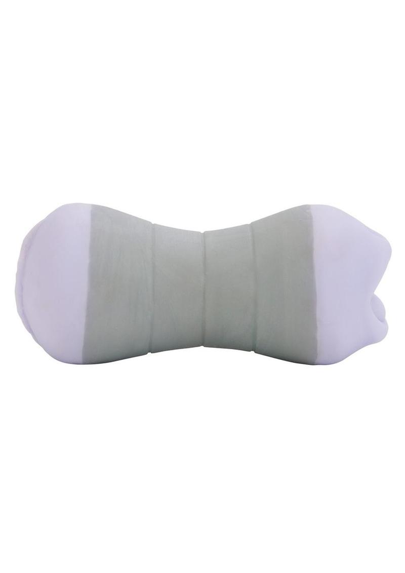 Travel Gripper Dual Density Stroker - Mouth and Pussy - Purple - Image 3