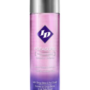 but with the added natural botanical extracts of gingko biloba and red clover to increase local blood circulation and stimulation to the applied area. Keep I-D Pleasure around for those extra frisky moments!