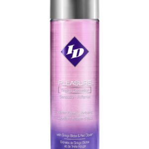 but with the added natural botanical extracts of gingko biloba and red clover to increase local blood circulation and stimulation to the applied area. Keep I-D Pleasure around for those extra frisky moments!