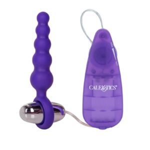 - 4 x 1/10.25 cm x 2.5 cm (probe)- 2 x 1/5 cm x 2.5 cm (stimulator)- Premium Silicone probes with removable stimulator- Powerful multi-speed vibrations- Stimulator and probe may be used together or separately- Easy to use controller- Silicone (probe) PP (controller) ABS with Silver Plating (stimulator)- 2 AA