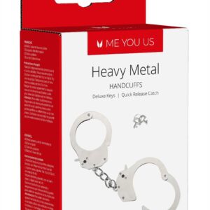ME YOU US Heavy Metal Handcuffs - Silver