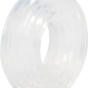 Please your lover all night long with the Premium Silicone Ring. The medium sized stretchy support ring is comfortable to wear and easy to remove after mind-blowing explosive climax.The super stretchy penis ring is ultra thick and sensually textured
