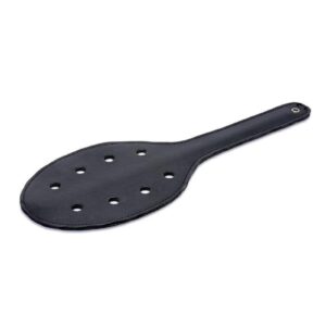.25 inches thick. Material:&amp;#xa0;PU LeatherColor:&amp;#xa0;Black