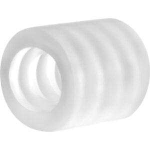 The perfect oral play accessory! Explore new sensations while the Downtown BJ Stroker keeps a tight grip at the base of his cock. This mini-stroker is stretchy and features a ribbed interior for even more pleasure in every stroke! Perfect for anyone looking to achieve that deep throat sensation without stressing out your throat. Also just a fun way to switch up your play! Made with our incredibly soft and realistic X5 Plus TPE. Refresh the velvety smooth feel with our Blush Toy Renewal Powder when product is clean and dry. Compatible with water based and silicone based and hybrid lubricants.PERFECT ORAL SEX ENHANCER - Use With Your Partner While Getting Oral Sex Use This Soft Sleeve To Enhance PleasureULTRA SOFT X5 PLUS TECH - Handcrafted From X5 Plus. It`s Ultra Soft And Feels Better Than Realistic And Lifelike. With Your Eyes Closed It Would Be Hard To Differentiate X5 From The Human Body. Silicone