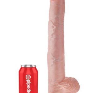 Do you want your first dildo to look and feel just like the rock-hard stud youandrsquo;ve always fantasized about?Stop dreaming and get down with the King! Every vein